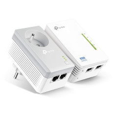 TP-Link CPL AV600 Wi-Fi 300 Mbps, 2 Ports Fast Ethernet, Pack de 2 CPL (TL-WPA4225KIT)