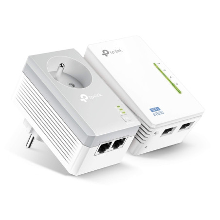 TP-Link CPL AV600 Wi-Fi 300 Mbps, 2 Ports Fast Ethernet, Pack de 2 CPL (TL-WPA4225KIT)