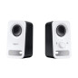 Logitech Z150 Enceinte PC, son stéréo, 2 haut-parleurs, puissance de crête de 6 watts, entrée 3,5 mm, contrôleur de haut-parleur Logitech Z150 Enceinte PC, son stéréo, 2 haut-parleurs, puissance de crête de 6 watts, entrée 3,5 mm, contrôleur de haut-parleur