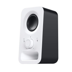 Logitech Z150 Enceinte PC, son stéréo, 2 haut-parleurs, puissance de crête de 6 watts, entrée 3,5 mm, contrôleur de haut-parleur