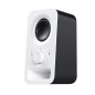 Logitech Z150 Enceinte PC, son stéréo, 2 haut-parleurs, puissance de crête de 6 watts, entrée 3,5 mm, contrôleur de haut-parleur Logitech Z150 Enceinte PC, son stéréo, 2 haut-parleurs, puissance de crête de 6 watts, entrée 3,5 mm, contrôleur de haut-parleur