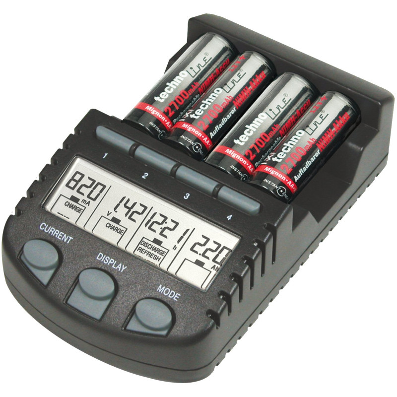 La crosse Technology BC700 Chargeur de batterie - Noir La crosse Technology BC700 Chargeur de batterie - Noir