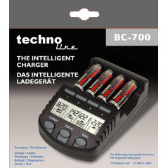 La crosse Technology BC700 Chargeur de batterie - Noir