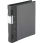 Wedo 05818001 Classeur A4 Ergogrip en plastique avec système 4 anneaux 55 mm (Noir) (Import Allemagne)