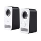 Logitech Z150 Enceinte PC, son stéréo, 2 haut-parleurs, puissance de crête de 6 watts, entrée 3,5 mm, contrôleur de haut-parleur Logitech Z150 Enceinte PC, son stéréo, 2 haut-parleurs, puissance de crête de 6 watts, entrée 3,5 mm, contrôleur de haut-parleur