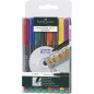 FABER-CASTELL 151309 - Marqueurs permanents MULTIMARK, épaisseur: F, étui de 8 FABER-CASTELL 151309 - Marqueurs permanents MULTIMARK, épaisseur: F, étui de 8