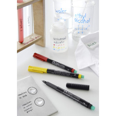 FABER-CASTELL 151309 - Marqueurs permanents MULTIMARK, épaisseur: F, étui de 8