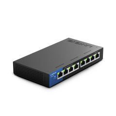 Linksys Switch Non Manageable Gigabit Avec 8 Ports Lgs108-Eu (ethernet Maison et Bureau Avec Boîtier Métallique, Séparateur ethe