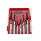 STANLEY Tournevis Horloger Coffret de 6 Pièces - Lame Trempée et Bleuie Plus Résistante - Manche Nickelé - Poignée Hexagonale et
