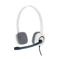 Logitech H150 Casque Filaire, Ecouteurs Stéréo avec Micro Rotatif Anti-Parasites, Double Fiche Jack 3,5mm, Contrôles Intégrés, P