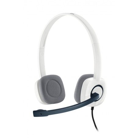 Logitech H150 Casque Filaire, Ecouteurs Stéréo avec Micro Rotatif Anti-Parasites, Double Fiche Jack 3,5mm, Contrôles Intégrés, P