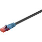 Goobay 94392 Câble de raccordement de réseau CAT6 pour l'extérieur, résistant à l´eau et avec protection contre les UV, noir/ble Goobay 94392 Câble de raccordement de réseau CAT6 pour l'extérieur, résistant à l´eau et avec protection contre les UV, noir/ble