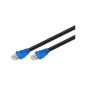Goobay 94392 Câble de raccordement de réseau CAT6 pour l'extérieur, résistant à l´eau et avec protection contre les UV, noir/ble Goobay 94392 Câble de raccordement de réseau CAT6 pour l'extérieur, résistant à l´eau et avec protection contre les UV, noir/ble