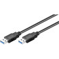 goobay Câble SuperSpeed USB 3.0, Noir, 0.5m Longueur - 95716 goobay Câble SuperSpeed USB 3.0, Noir, 0.5m Longueur - 95716
