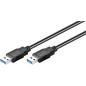 goobay Câble SuperSpeed USB 3.0, Noir, 0.5m Longueur - 95716 goobay Câble SuperSpeed USB 3.0, Noir, 0.5m Longueur - 95716