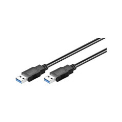 goobay Câble SuperSpeed USB 3.0, Noir, 0.5m Longueur - 95716