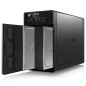 ICY BOX Boîtier externe 2x (Raid 0/1, Single, JBOD) pour 2x disques durs 3, 5 pouces SATA I, II, III, Connexion USB 3.0 (UASP) &