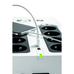 Eaton Onduleur Parafoudre 3S 700 FR - Off-Line UPS - Alimentation sans Interruption - Puissance 700VA (8 Prises FR, Silencieux,