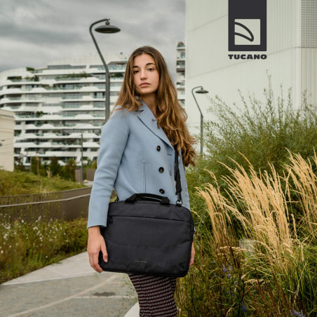 Tucano Bu-bidea-WM, Sacoche Ordinateur Portable Mixte, Noir