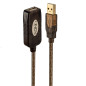 LINDY - Rallonge Pro USB 2.0 Actif 20 Mètres, Connecteur USB Type A Mâle vers Femelle, Vitesse de Transfert de Données Super Rap LINDY - Rallonge Pro USB 2.0 Actif 20 Mètres, Connecteur USB Type A Mâle vers Femelle, Vitesse de Transfert de Données Super Rap