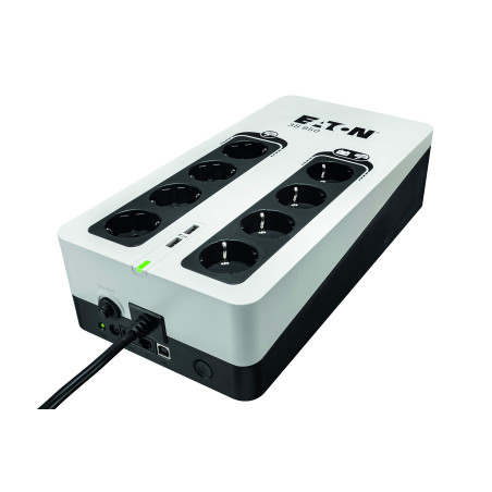 Eaton - Onduleur Parafoudre 3S 850 DIN - Off-line UPS - Alimentation Sans Interruption - Puissance 850VA (8 prises DIN, Silencie