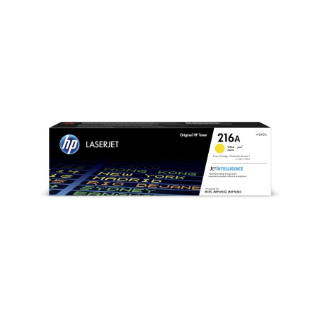 HP 216A W2412A Toner Jaune Authentique pour HP LaserJet Pro M182n / M183fw