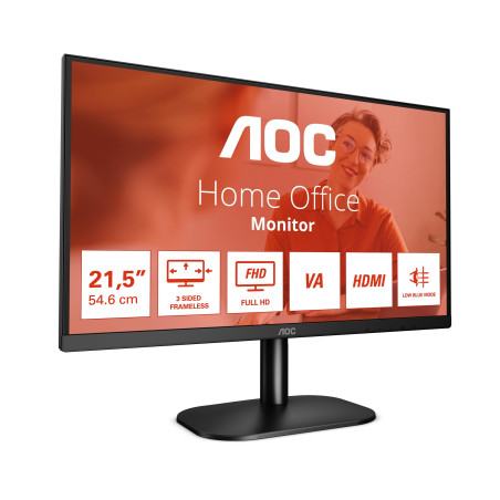 AOC Ecran LED 22" 22B2H Full HD (Noir)