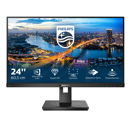 Philips Moniteur 24" *245B1/00* IPS 75Hz 4ms HP/DVI/HDMI/DP/USB