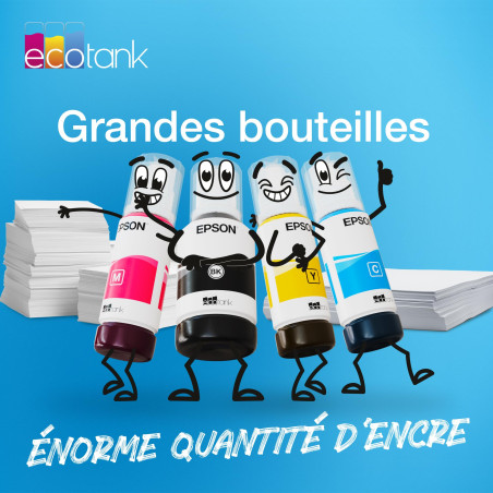 Epson Bouteille d'encre authentique noire EcoTank 113, 127 ml