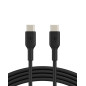 Belkin BoostCharge câble USB-C vers USB-C, câble USB C charge rapide, câble certifié USB-IF pour iPhone 15, Plus, Pro, Pro Max, Belkin BoostCharge câble USB-C vers USB-C, câble USB C charge rapide, câble certifié USB-IF pour iPhone 15, Plus, Pro, Pro Max,