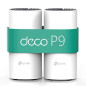 TP-Link Deco Mesh - CPL 1000Mbps Deco P9(2-Pack) Système WiFi pour Toute la Maison - Couverture WiFi de 260㎡, 2 Gigabit Ethernet TP-Link Deco Mesh - CPL 1000Mbps Deco P9(2-Pack) Système WiFi pour Toute la Maison - Couverture WiFi de 260㎡, 2 Gigabit Ethernet
