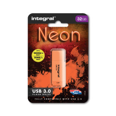Integral 32GB Neon Orange USB 3.2 Gen 1 Clé USB