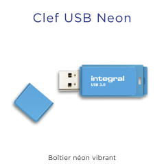Integral 128GB Neon Bleu USB 3.2 Gen 1 Clé USB