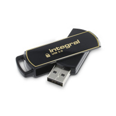 Integral Clé 128 Go USB 3.0 Secure 360 avec Chiffrement logiciel AES-256