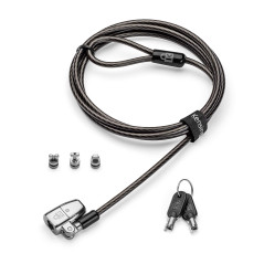 Kensington Câble de Sécurité ClickSafe 3-en-1 à Combinaison - Compatible avec tous les ordinateurs portables Dell, HP et Acer do