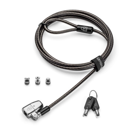 Kensington Câble de Sécurité ClickSafe 3-en-1 à Combinaison - Compatible avec tous les ordinateurs portables Dell, HP et Acer do