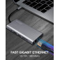 ICY BOX Station d'accueil USB-C (12-en-1) avec 2x HDMI & 1x DP, Docking Station USB-C pour Ordinateur Portable (Gigabit Ethernet ICY BOX Station d'accueil USB-C (12-en-1) avec 2x HDMI & 1x DP, Docking Station USB-C pour Ordinateur Portable (Gigabit Ethernet