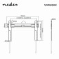 Support TV Mural Fixe - 37-70" - Poids d'écran Maximal Pris en Charge: 35 kg - Distance Minimale du Mur: 18 mm - Acier - Noir Support TV Mural Fixe - 37-70" - Poids d'écran Maximal Pris en Charge: 35 kg - Distance Minimale du Mur: 18 mm - Acier - Noir