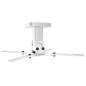 Meliconi - Support Plafond Blanc Pro 100 pour vidéoprojecteur - Rotation à 360° - Inclinaison à 45° - Poids Maximum supporté : 1 Meliconi - Support Plafond Blanc Pro 100 pour vidéoprojecteur - Rotation à 360° - Inclinaison à 45° - Poids Maximum supporté : 1