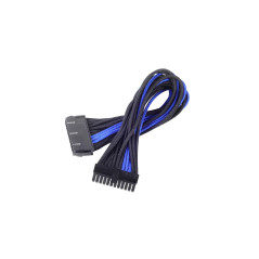 SilverStone SST-PP07-MBBA - 30cm Carte mère 24pin vers 24pin Cable d'extension manchonné, noir bleu