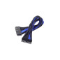 SilverStone SST-PP07-MBBA - 30cm Carte mère 24pin vers 24pin Cable d'extension manchonné, noir bleu SilverStone SST-PP07-MBBA - 30cm Carte mère 24pin vers 24pin Cable d'extension manchonné, noir bleu