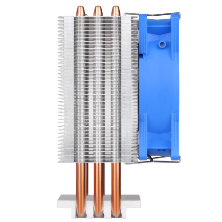 SilverStone SST-AR08-V2 - Argon Ventilateur de processeur 3 Caloducs en contact direct, 92mm PWM, Intel/AMD, AM4 prêt