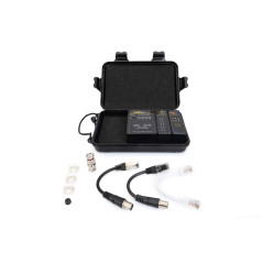 DIGITUS Testeur Réseau et Testeur Câbles - Appareil de contrôle PoE - Scan Automatique - RJ45 RJ11 ISDN BNC - Câble réseau LAN C