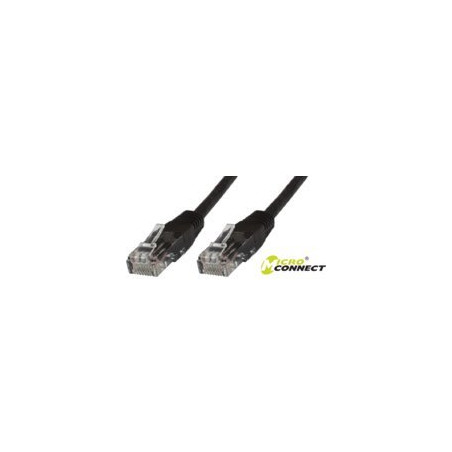 Microconnect UTP CAT6 0.2m câble de réseau 0,2 m U/UTP (UTP) Noir - Câbles de réseau (0,2 m, Cat6, U/UTP (UTP), RJ-45, RJ-45, No