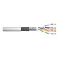 DIGITUS Câble patch brut catégorie 6 - Vendu au mètre - Non assemblé - 305 m - Câble réseau SF-UTP - LSZH - AWG 26/7 - Gris