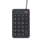 Trust Xalas Pavé Numérique USB pour PC Portable et Ordinateur, Mini Clavier Compact Filaire avec 5 Touches Supplémentaires Mince Trust Xalas Pavé Numérique USB pour PC Portable et Ordinateur, Mini Clavier Compact Filaire avec 5 Touches Supplémentaires Mince