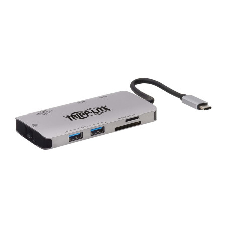 Station d'accueil USB-C, HDMI 4K, 3 Ports USB-A, Gbe, Lecteur de Carte SD, 100 W PD 3.0