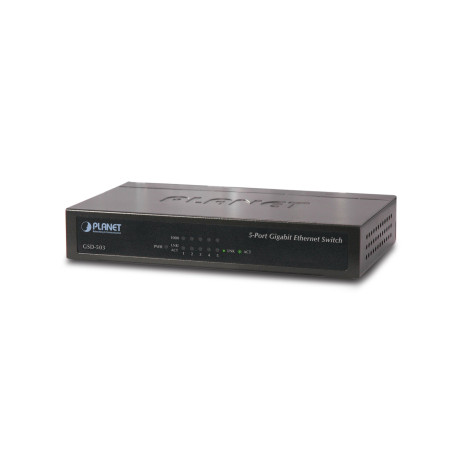 Action GSD-503 1000T Commutateur Ethernet 5P Planet Gigabit 1000 Mbps 5 ports