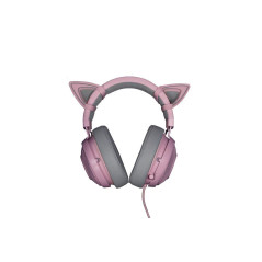 Razer Kitty Ears - Oreilles Kitty pour Casques Kraken (Compatibles avec Les Casques Kraken, Résistant à l'eau, Ajustable) Rose