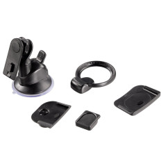 Hama Kit d'adaptateurs avec support-ventouse (pour navis et smartphones, 360°, pour TomTom ) Noir